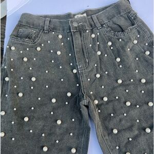 Beaded accented Pol jeans!  Super unique and funky!